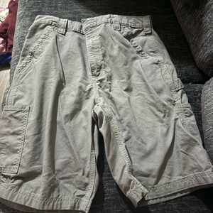 Carhart men’s grey cargo shorts